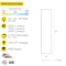 Nuwatt 1x4 FT LED Flat Panel for Drop Ceiling 40W/30W/20W Wattage Selectable 3CCT 3500K/4000K/5000K (4 PK) NW-BL-1X4-20.30.40W-3CCT-4P - alternate 3